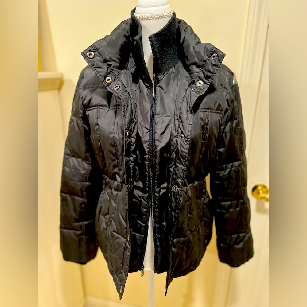 Guess zip front puffer coat